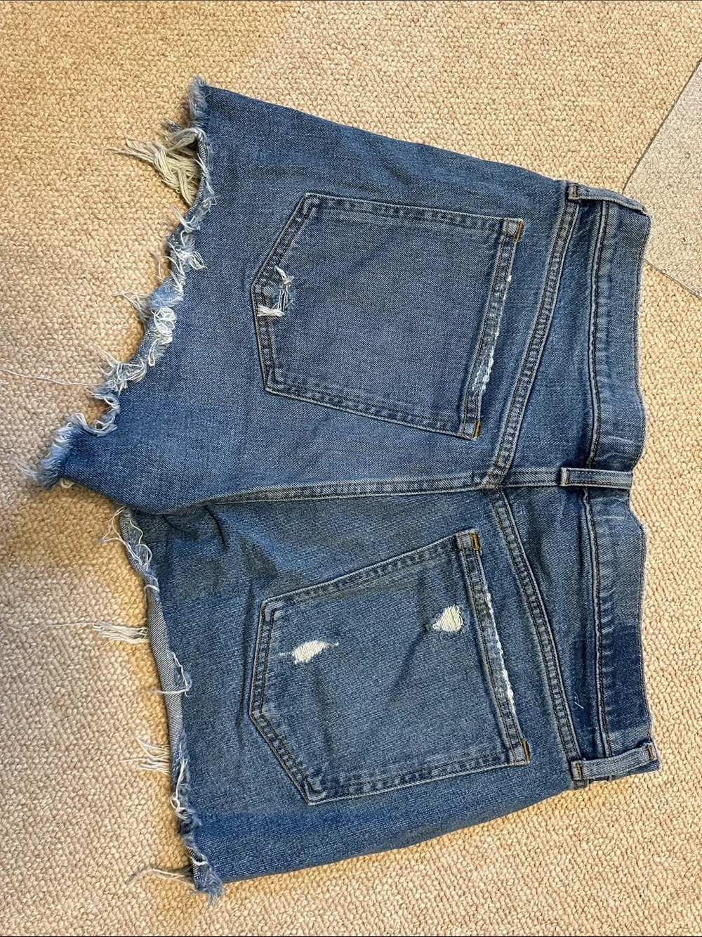 abercrombie & fitch the mom short high rise size 14 / 32 - Picture 2 of 4